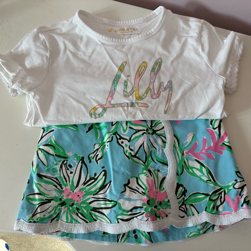 Lilly Pulitzer Luxletic White Tee